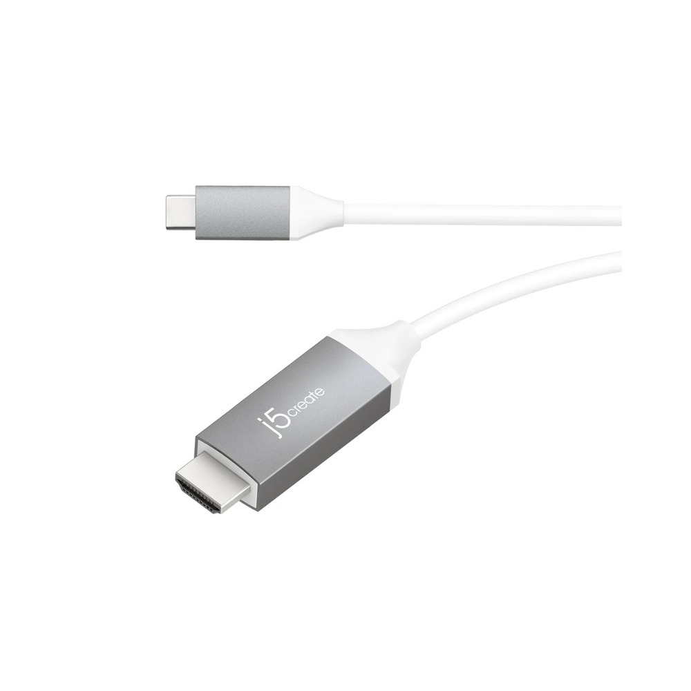 j5create USB-C to HDMI 4K Cable JCC153G – 6ft 18Gbps Video Adapter 4K@60Hz